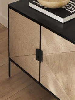 Aparador Con Puertas De Madera De Mango Maciza June