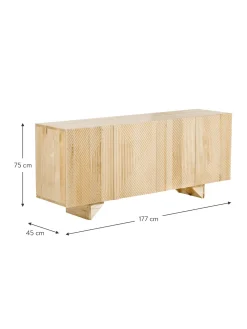 Aparador De Madera De Maciza Louis