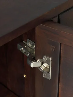 Aparador De Madera Maciza Diseno Espiga Con Cajones Y Puertas Luca