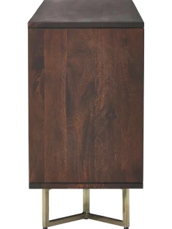 Aparador De Madera Maciza Diseno Espiga Con Cajones Y Puertas Luca