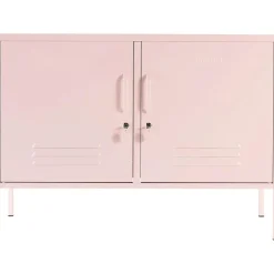 Aparador De Metal Con Puertas Mustard