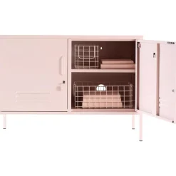 Aparador De Metal Con Puertas Mustard