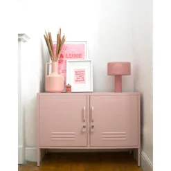 Aparador De Metal Con Puertas Mustard