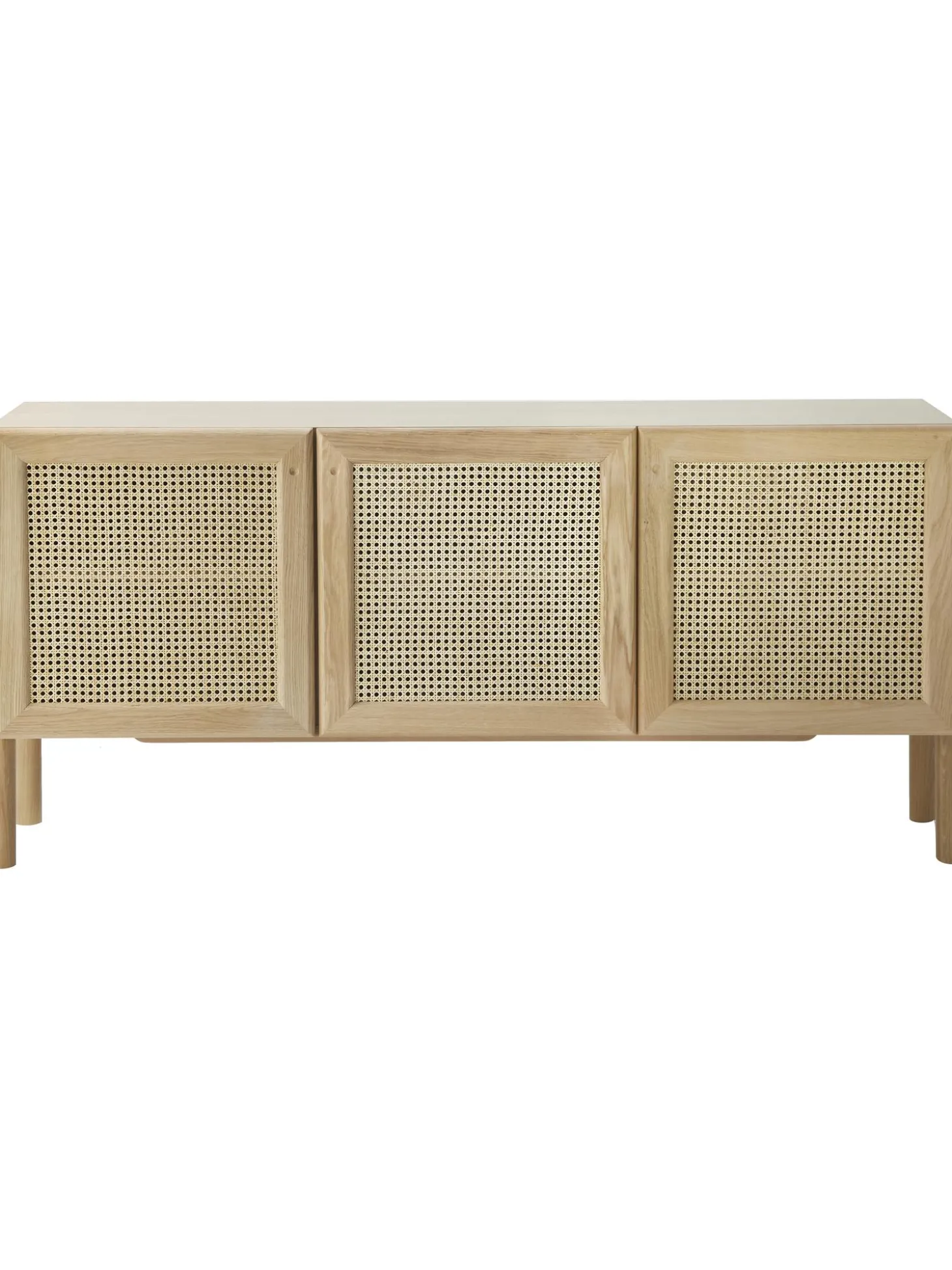 Aparador De Roble Con Tejido Vienes Jolie