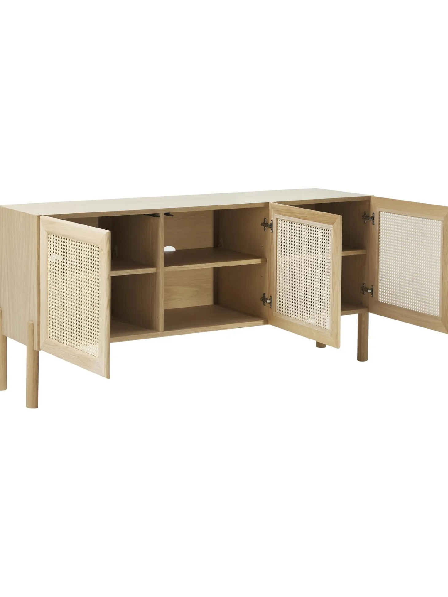 Aparador De Roble Con Tejido Vienes Jolie