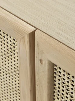 Aparador De Roble Con Tejido Vienes Jolie