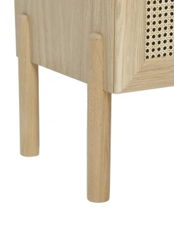 Aparador De Roble Con Tejido Vienes Jolie