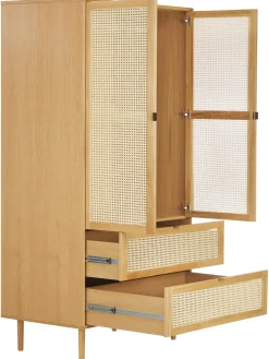 Armario Aries, 2 Puertas Y Cajones