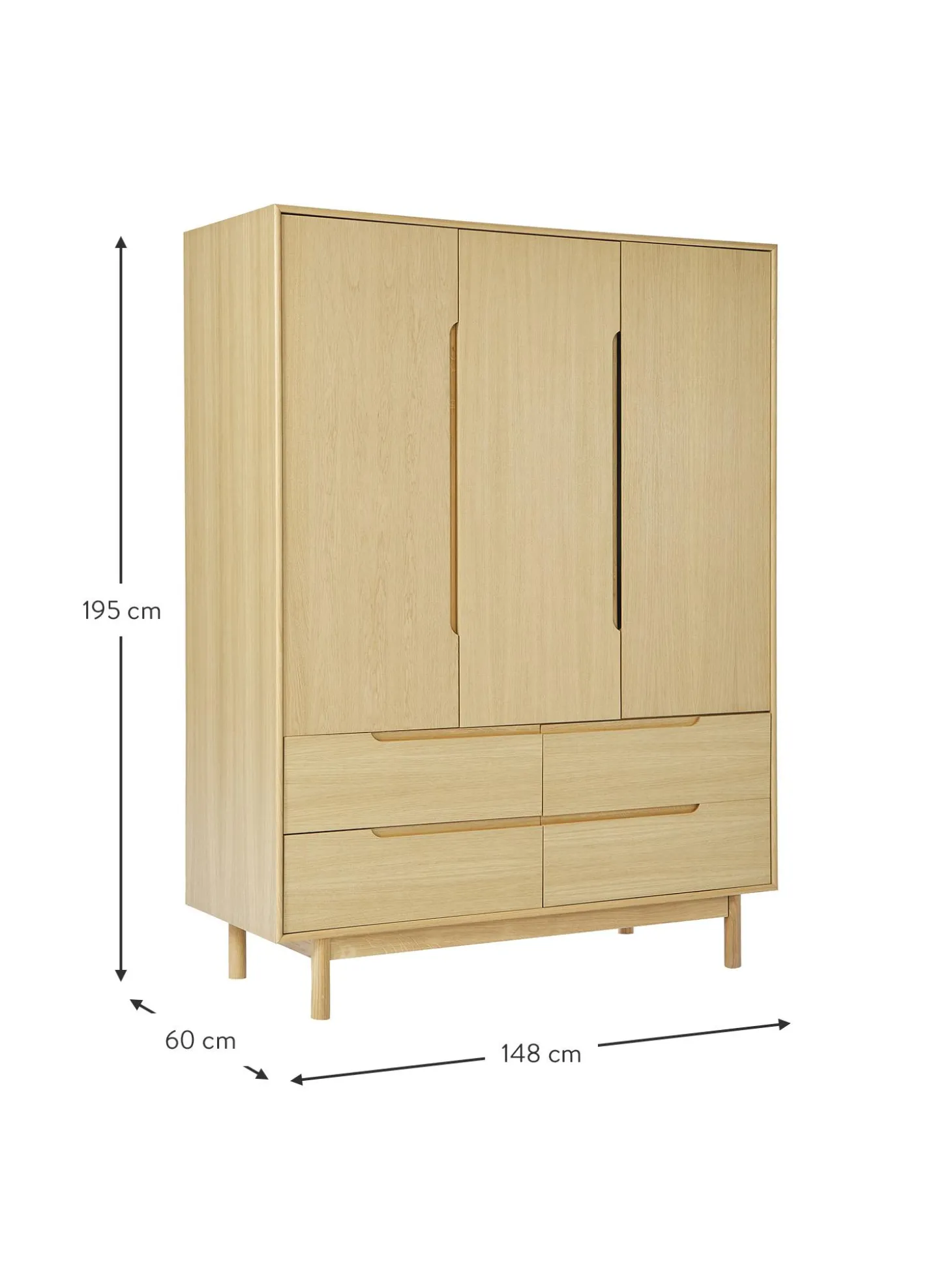 Armario Cassy, 3 Puertas