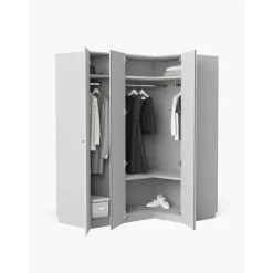 Armario Esquinero Modular Charlotte, 3 Puertas (165 Cm), Diferentes Variantes