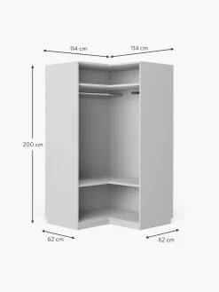Armario Esquinero Modular Simone, 2 Puertas (115 Cm), Diferentes Variantes