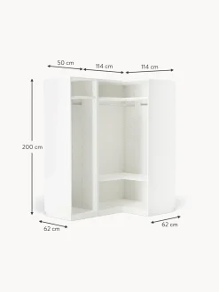 Armario Esquinero Modular Charlotte, 3 Puertas (165 Cm), Diferentes Variantes