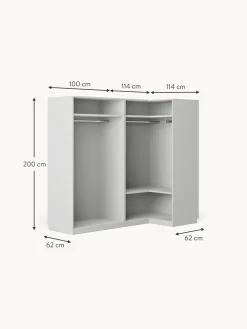 Armario Esquinero Modular Leon, 4 Puertas (215 Cm), Diferentes Variantes