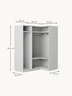 Armario Esquinero Modular Simone, 3 Puertas (165 Cm), Diferentes Variantes