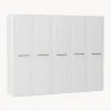 Armario Modular Charlotte, 5 Puertas (250 Cm), Diferentes Variantes