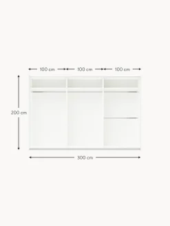 Armario Modular Charlotte, 3 Puertas Correderas (300 Cm), Diferentes Variantes