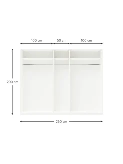 Armario Modular Charlotte, 5 Puertas (250 Cm), Diferentes Variantes