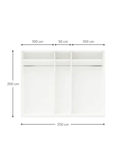 Armario Modular Charlotte, 5 Puertas (250 Cm), Diferentes Variantes