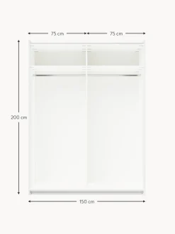 Armario Modular Charlotte, 2 Puertas Correderas (150 Cm), Diferentes Variantes