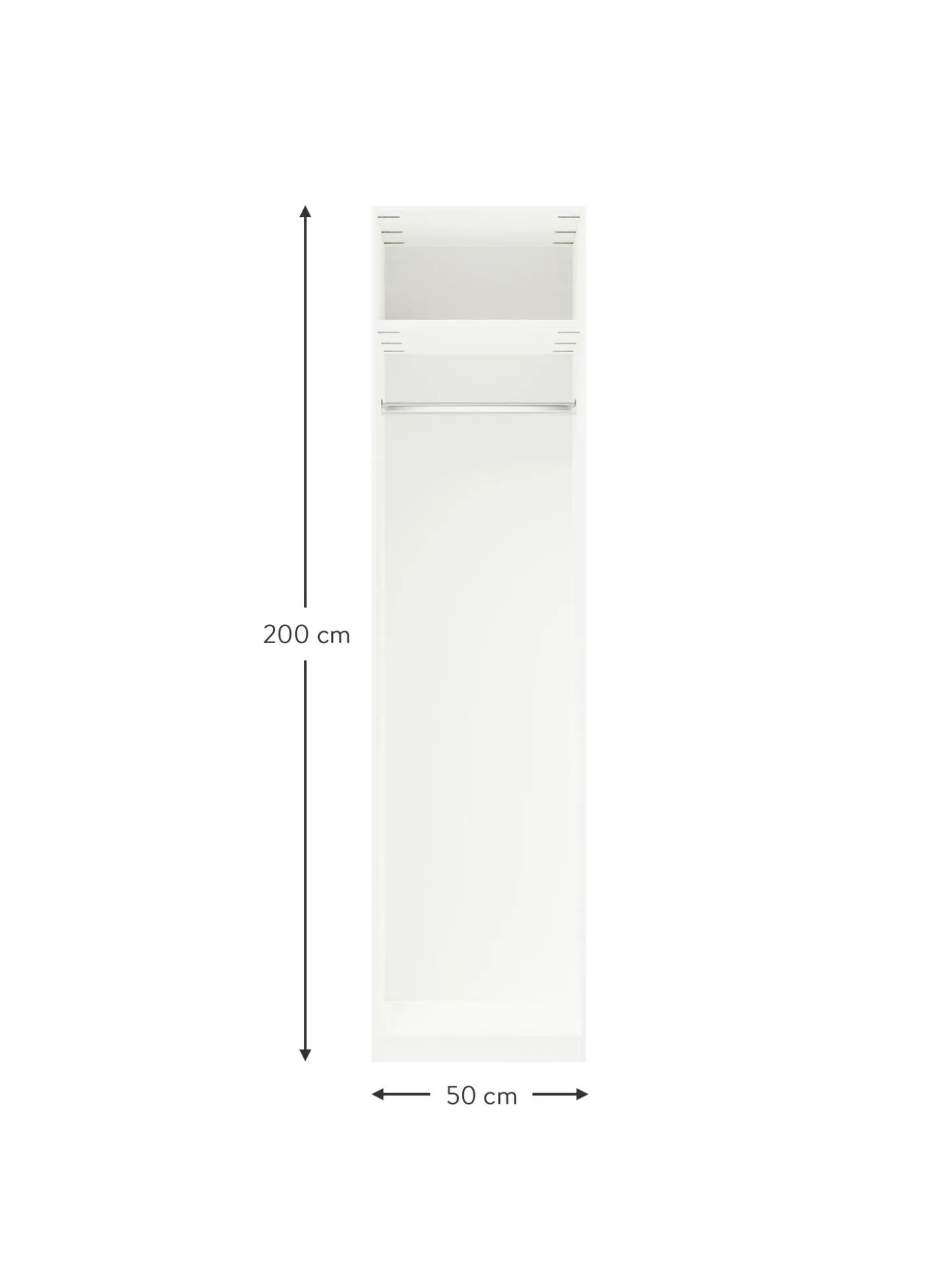 Armario Modular Leon, 1 Puerta (50 Cm), Diferentes Variantes