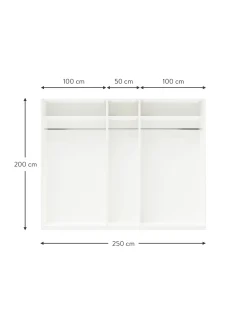 Armario Modular Leon, 5 Puertas (250 Cm), Diferentes Variantes