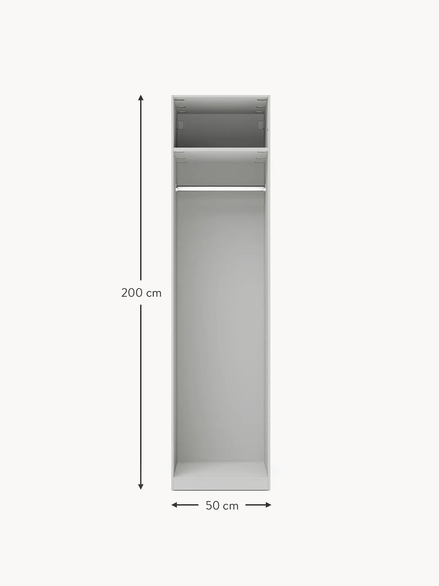 Armario Modular Leon, 1 Puerta (50 Cm), Diferentes Variantes
