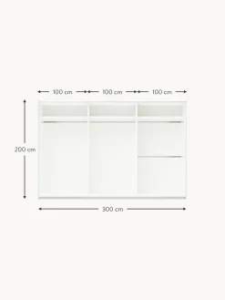 Armario Modular Leon, 3 Puertas Correderas (300 Cm), Diferentes Variantes