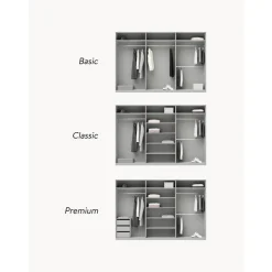 Armario Modular Leon, 6 Puertas (300 Cm), Diferentes Variantes