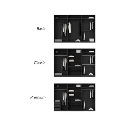 Armario Modular Leon, 6 Puertas (300 Cm), Diferentes Variantes