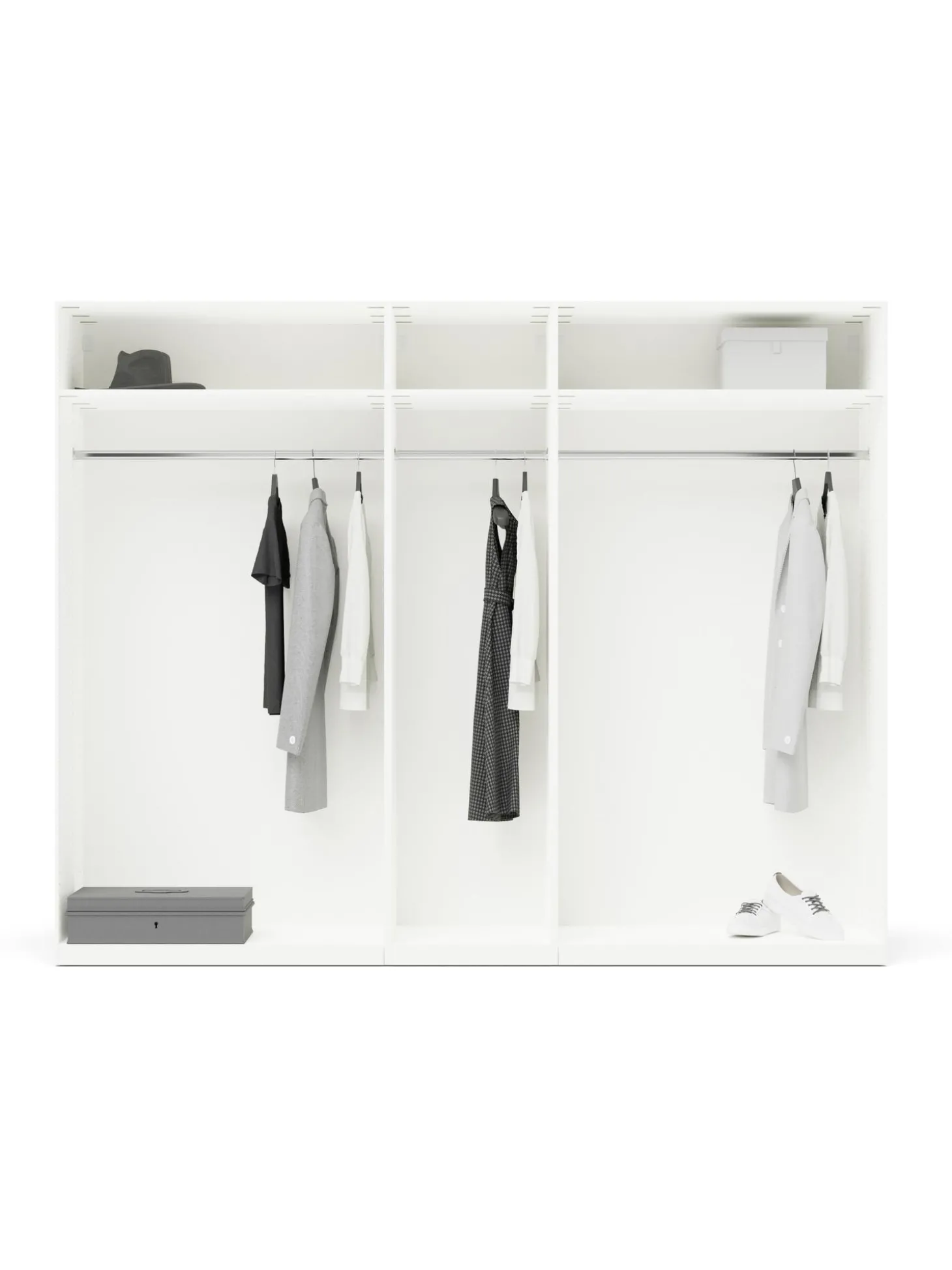 Armario Modular Leon, 5 Puertas (250 Cm), Diferentes Variantes