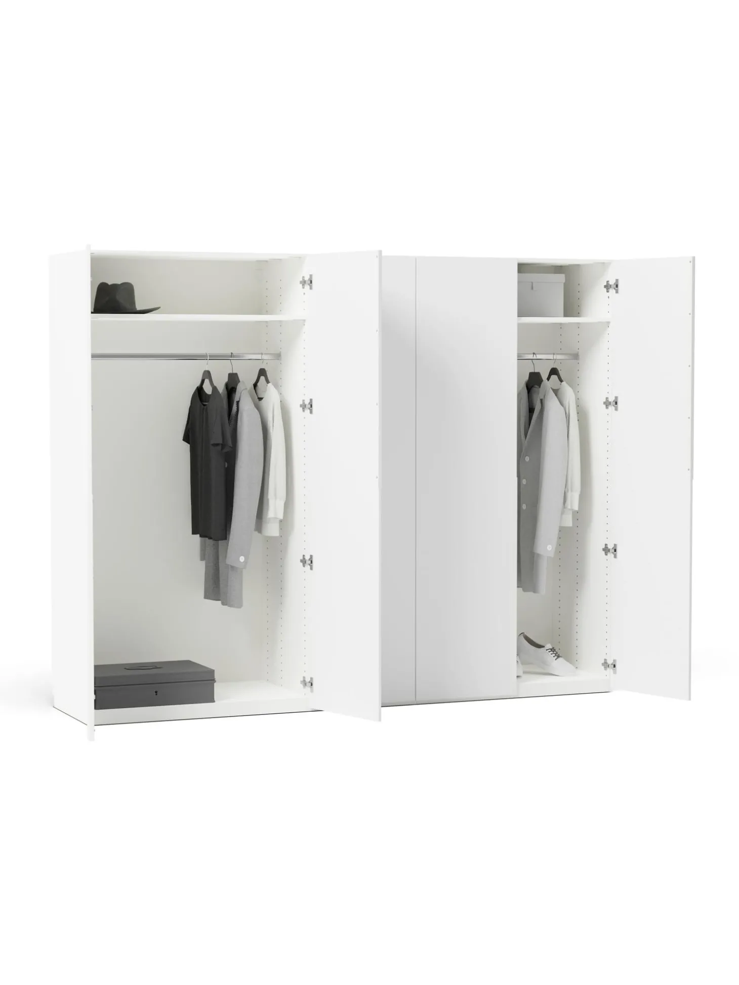 Armario Modular Leon, 5 Puertas (250 Cm), Diferentes Variantes