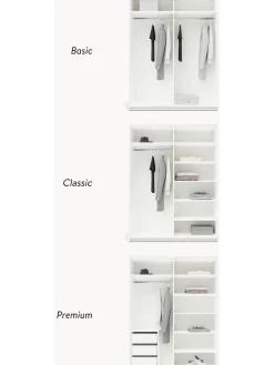 Armario Modular Simone, 2 Puertas Correderas (150 Cm), Diferentes Variantes