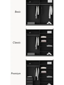Armario Modular Simone, 2 Puertas Correderas (200 Cm), Diferentes Variantes