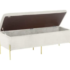 Banco Almacenaje Y Baul De Terciopelo Harper