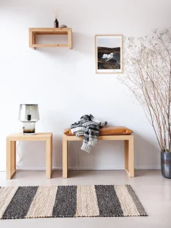 Banco De Madea De Bambu Rib