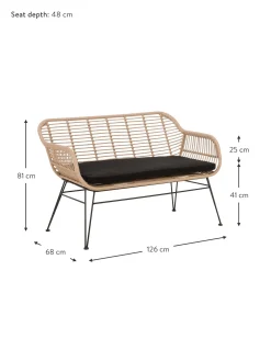 Banco De Mimbre Costa