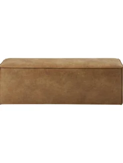 Banco Tapizado En Cuero Reciclado Sanja