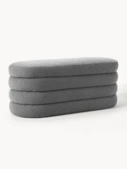 Banco Tapizado En Tejido Boucle Alto