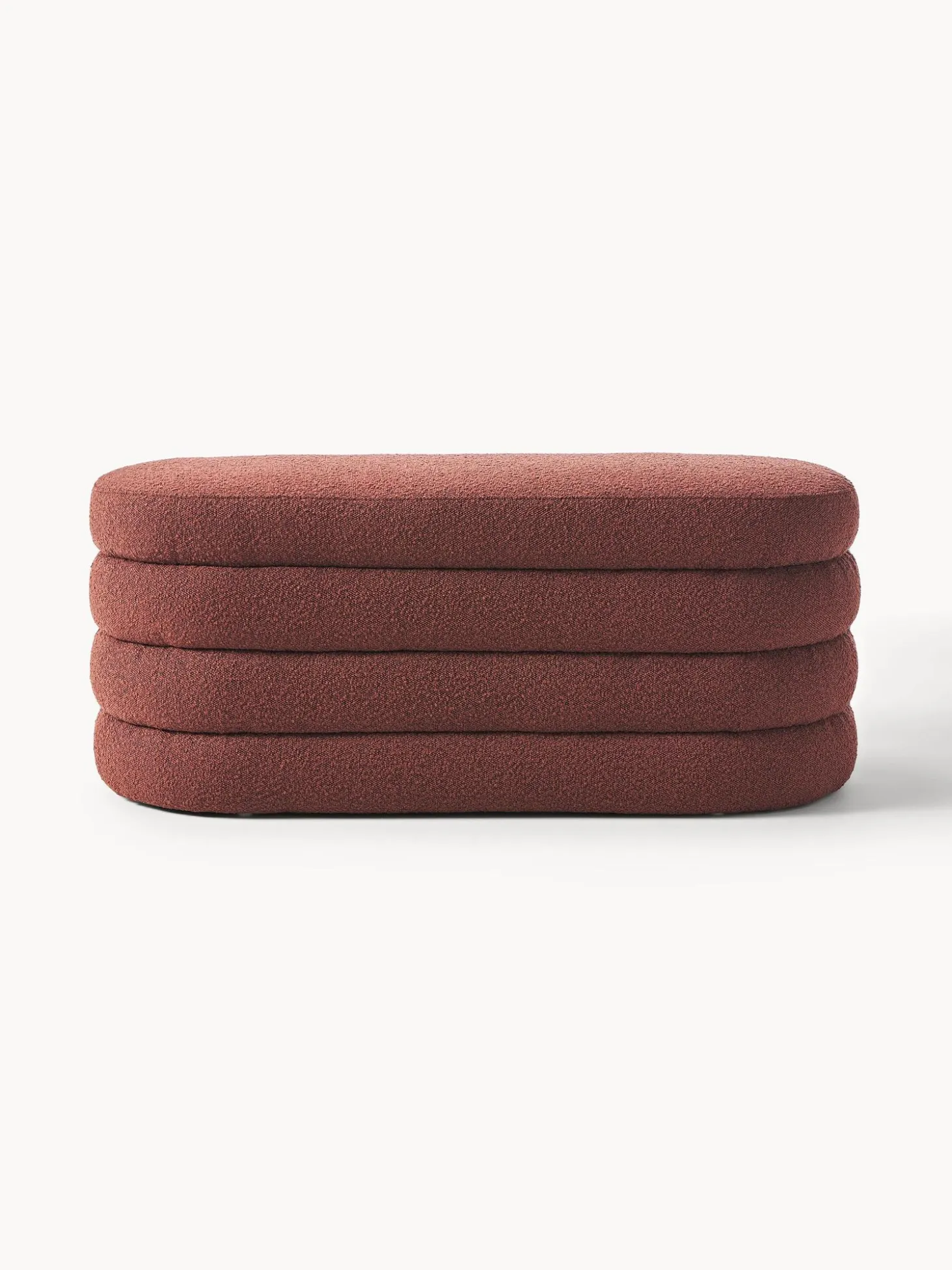 Banco Tapizado En Tejido Boucle Alto