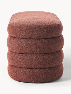 Banco Tapizado En Tejido Boucle Alto