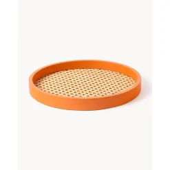 Bandeja Redonda Con Tejido Vienes Carina