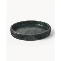 Bandeja Redonda Decorativa De Marmol Venice