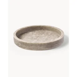 Bandeja Redonda Decorativa De Marmol Venice