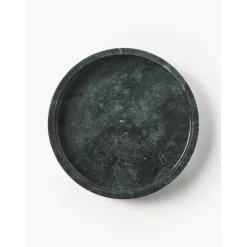 Bandeja Redonda Decorativa De Marmol Venice