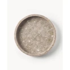 Bandeja Redonda Decorativa De Marmol Venice