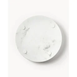 Bandeja Redonda Decorativa De Marmol Venice