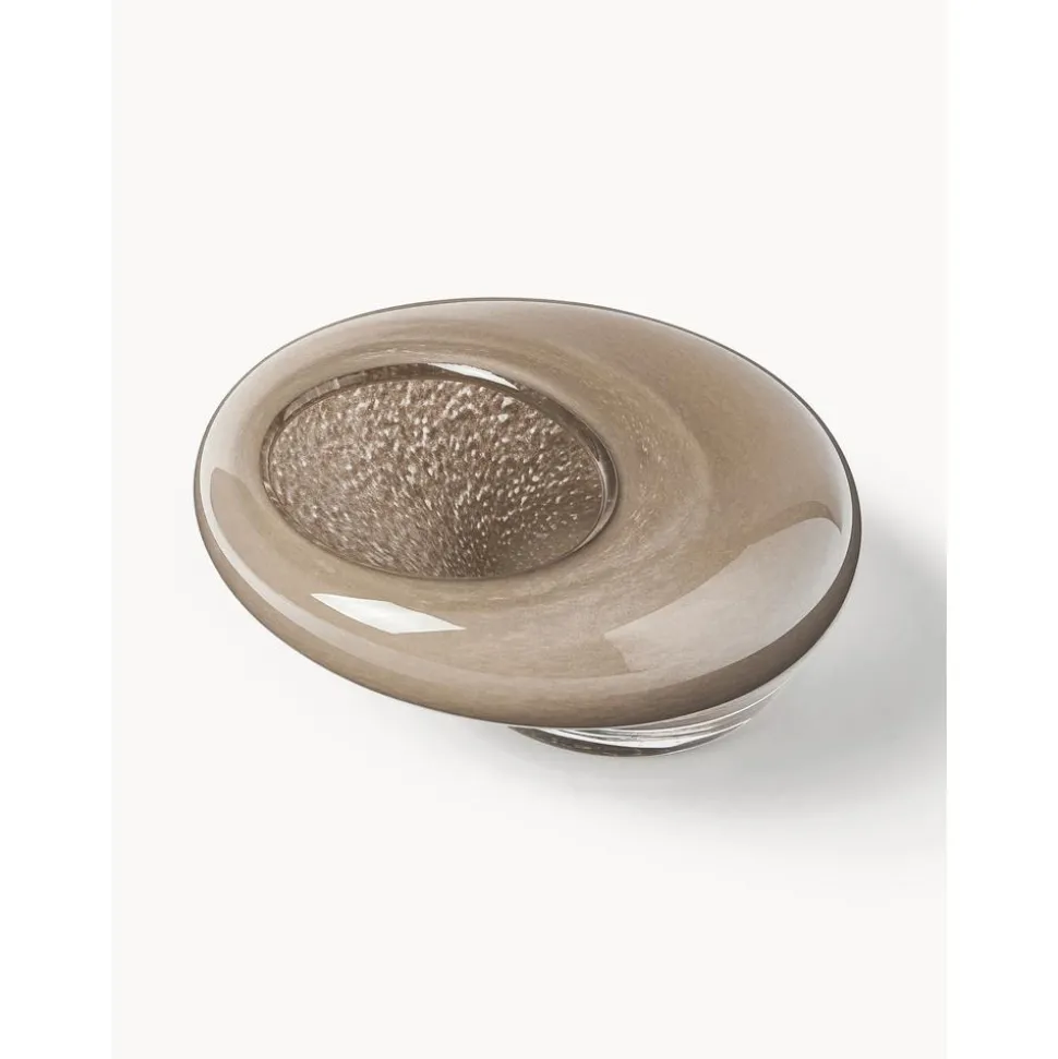 Bol Decorativo Artesanal De Vidrio Ashley