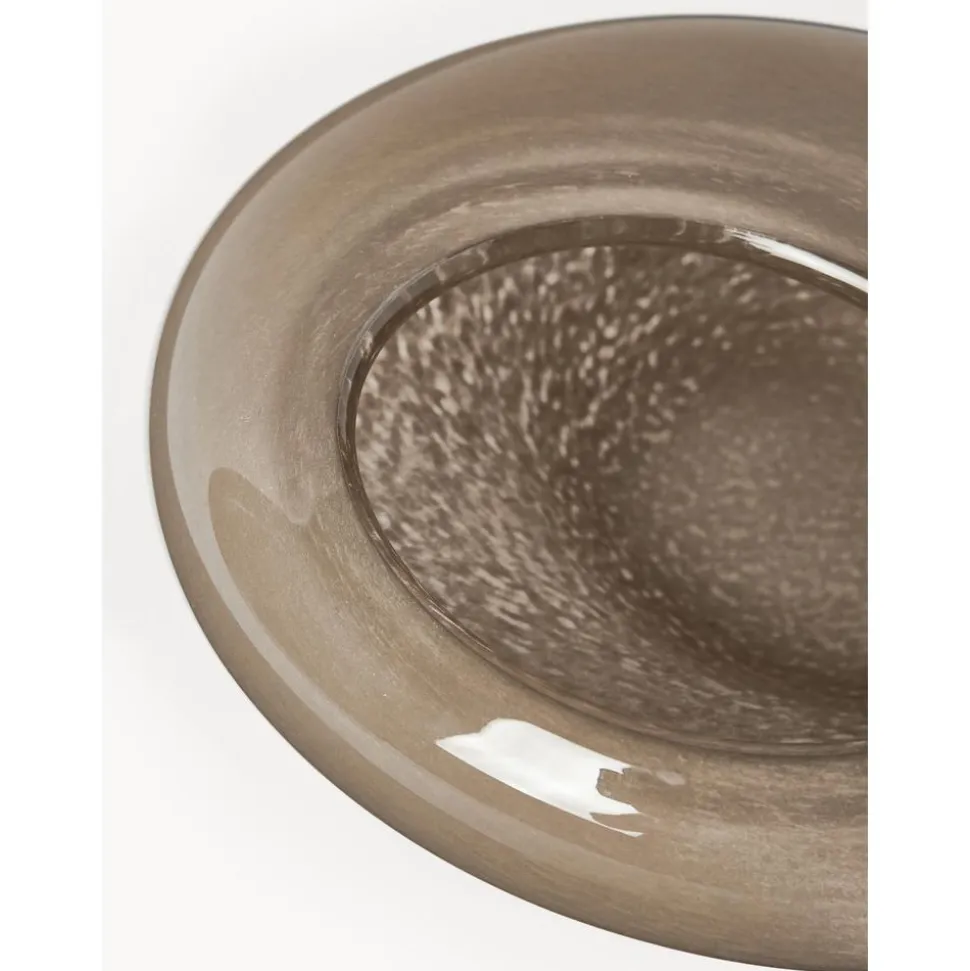 Bol Decorativo Artesanal De Vidrio Ashley