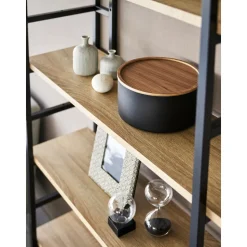 Bote Con Tapadera De Madera Rin