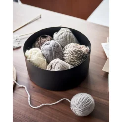 Bote Con Tapadera De Madera Rin